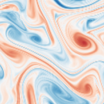 Numerical ground-truth vorticity field under an out-of-distribution viscosity